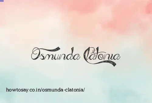 Osmunda Clatonia