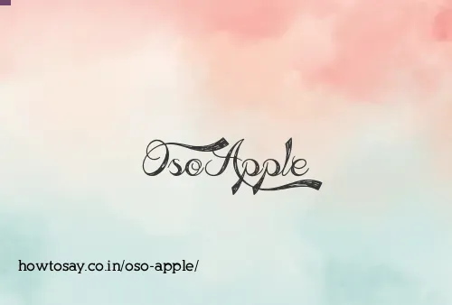 Oso Apple
