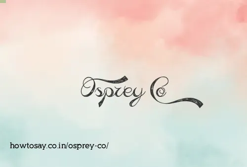 Osprey Co