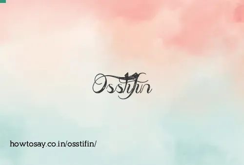 Osstifin