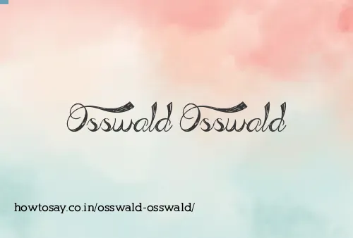 Osswald Osswald