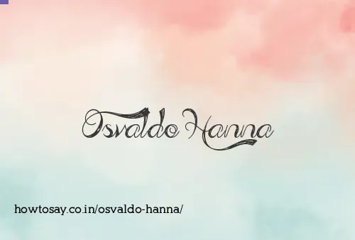 Osvaldo Hanna