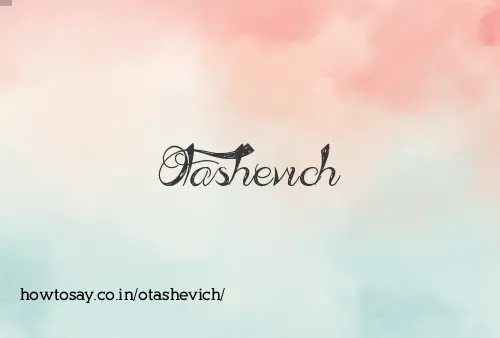 Otashevich