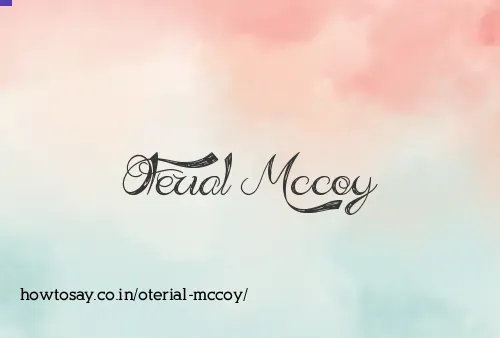Oterial Mccoy