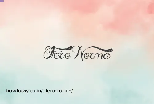 Otero Norma