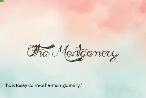 Otha Montgomery