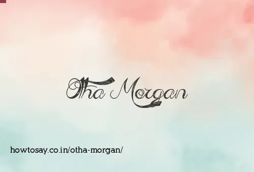 Otha Morgan