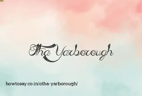 Otha Yarborough