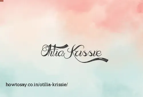 Otilia Krissie