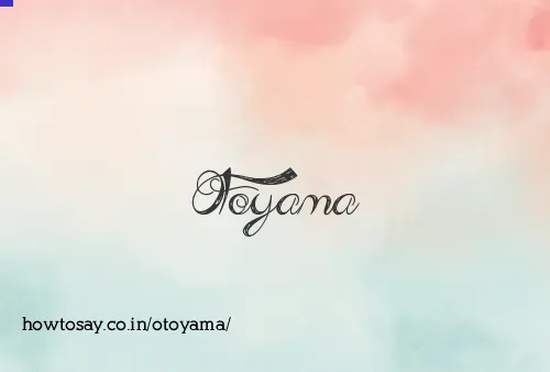 Otoyama