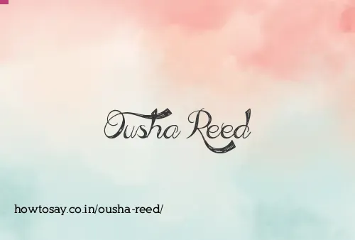 Ousha Reed