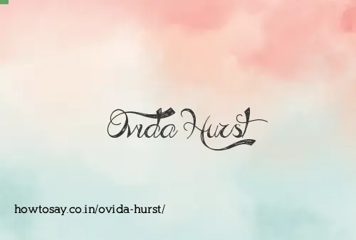 Ovida Hurst
