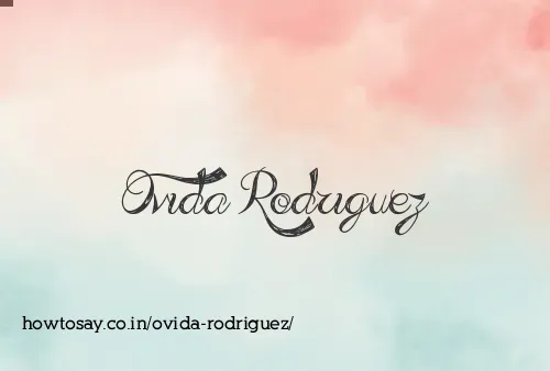Ovida Rodriguez