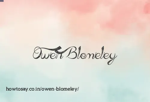 Owen Blomeley