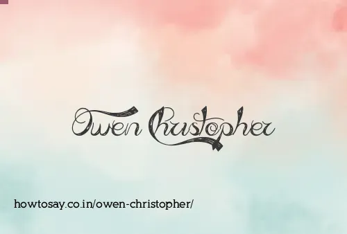Owen Christopher