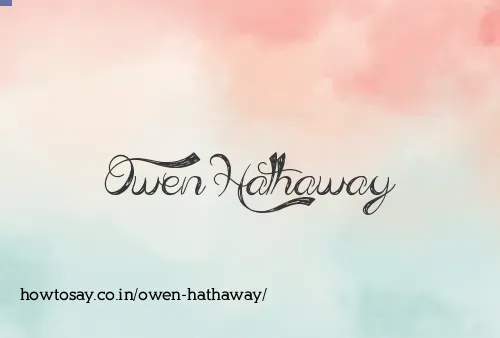 Owen Hathaway