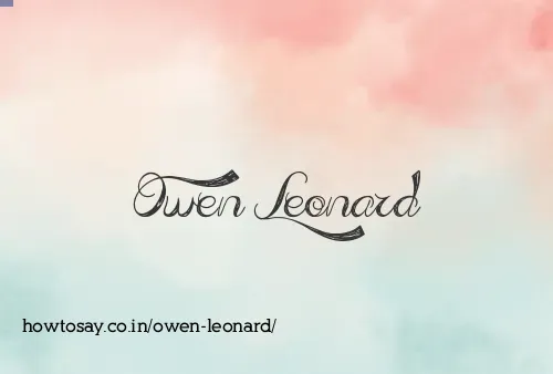 Owen Leonard