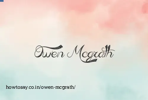 Owen Mcgrath