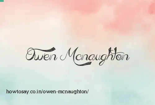 Owen Mcnaughton