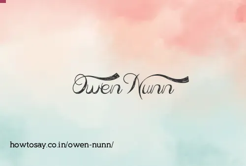 Owen Nunn