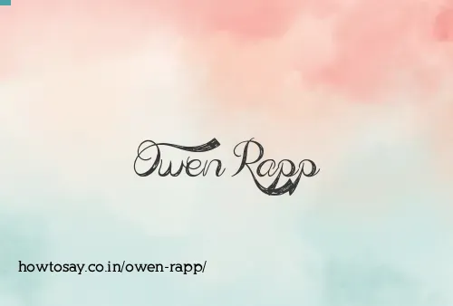 Owen Rapp