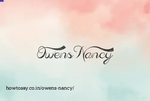 Owens Nancy
