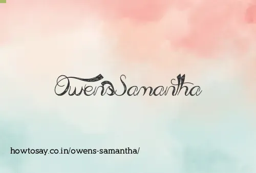 Owens Samantha