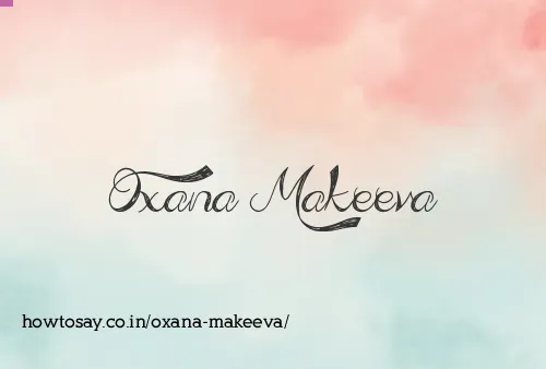 Oxana Makeeva
