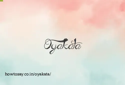 Oyakata