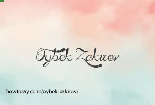 Oybek Zakirov