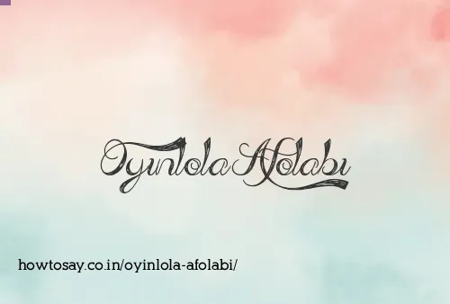 Oyinlola Afolabi