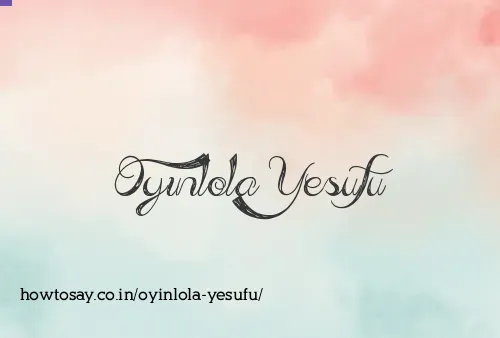 Oyinlola Yesufu
