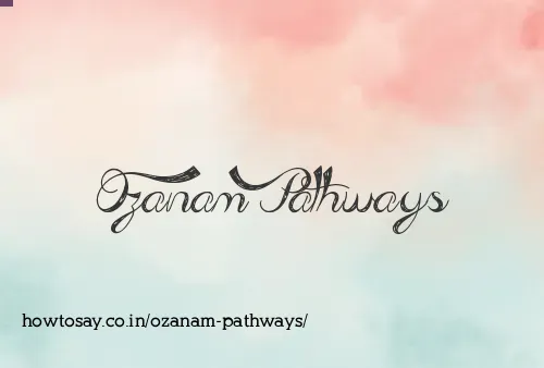 Ozanam Pathways