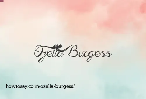 Ozella Burgess