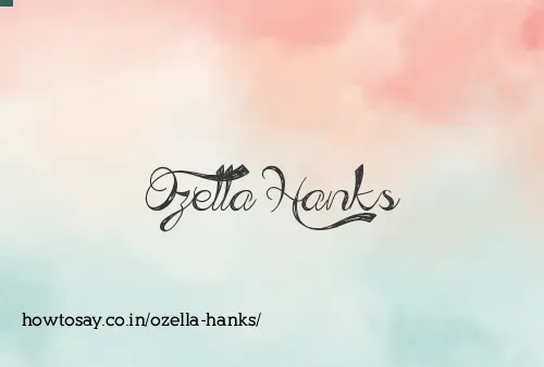 Ozella Hanks