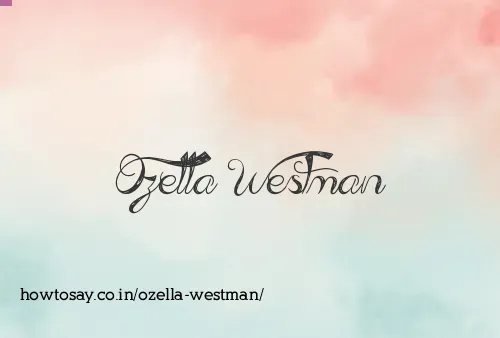 Ozella Westman