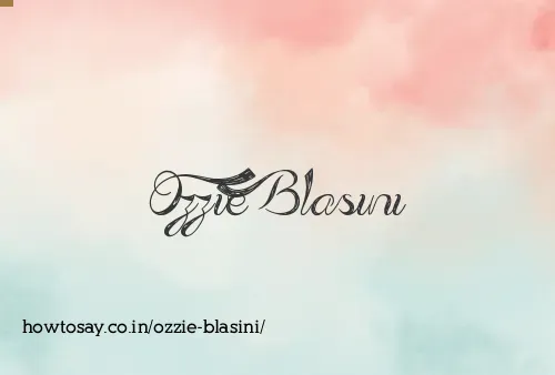 Ozzie Blasini