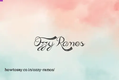 Ozzy Ramos