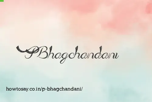 P Bhagchandani