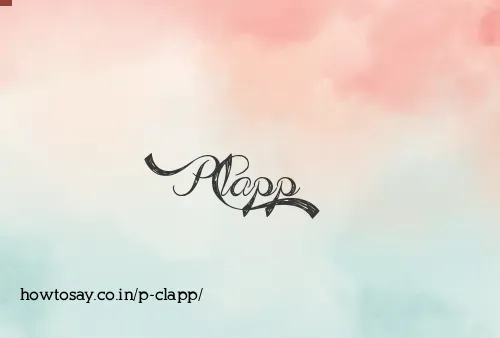 P Clapp