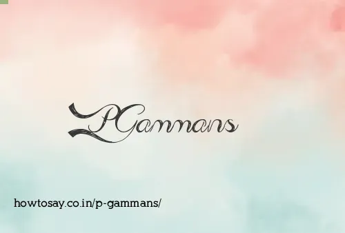 P Gammans