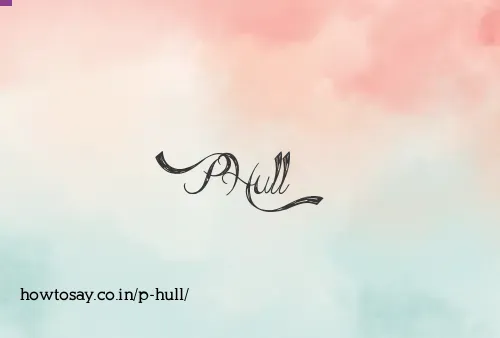 P Hull