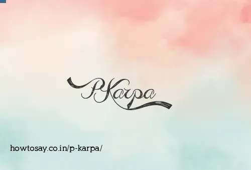 P Karpa