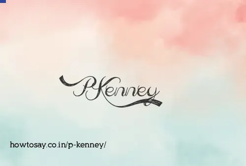 P Kenney