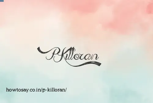 P Killoran