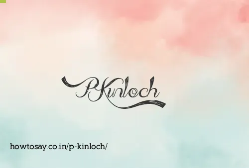 P Kinloch