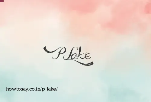 P Lake