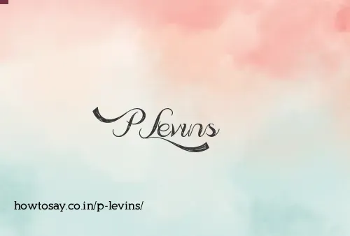 P Levins