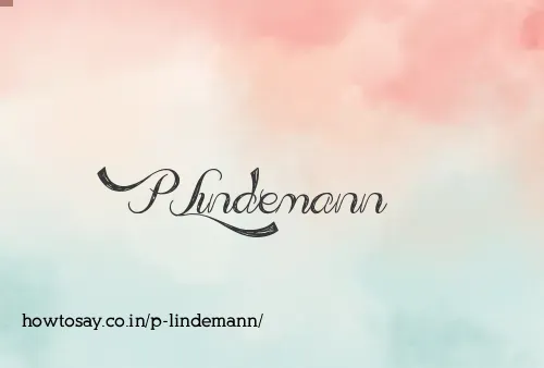 P Lindemann