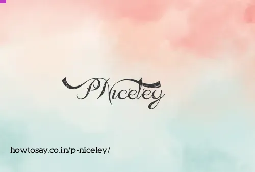 P Niceley